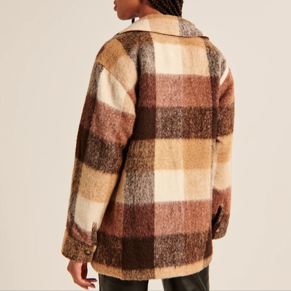 ABERCROMBIE & FITCH: Cozy Shacket - Picture 5 of 8